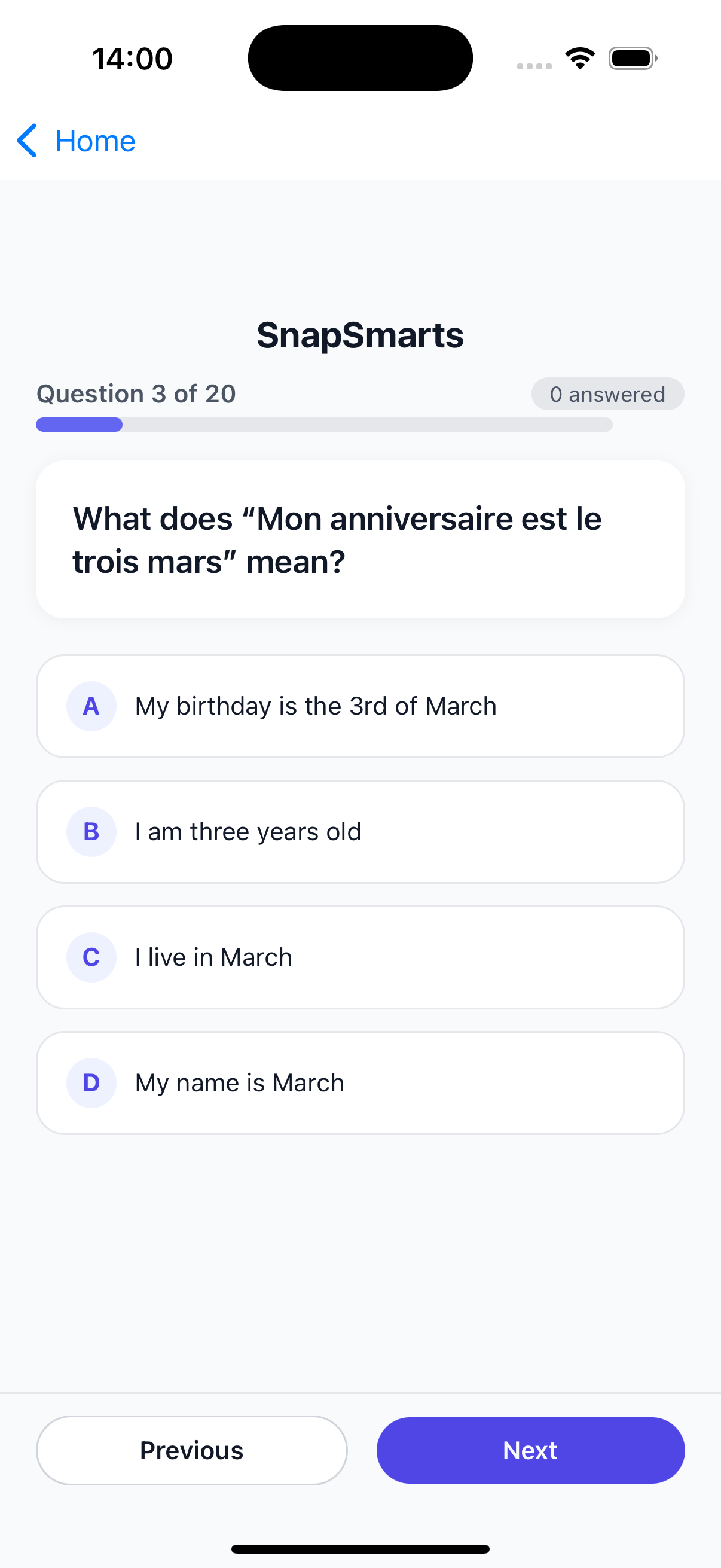 Any language supported